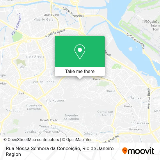 Rua Nossa Senhora da Conceição map