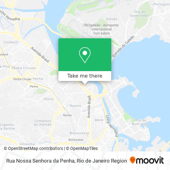 Rua Nossa Senhora da Penha map