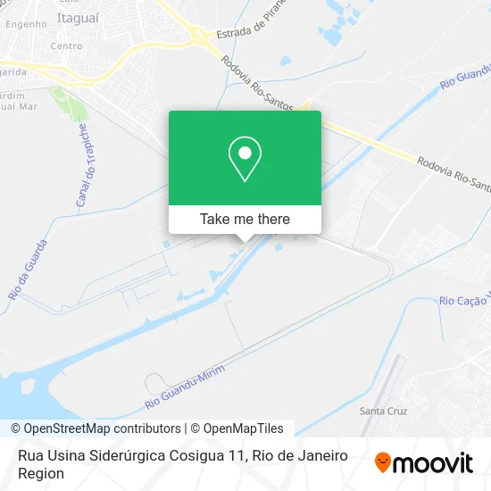 Rua Usina Siderúrgica Cosigua 11 map
