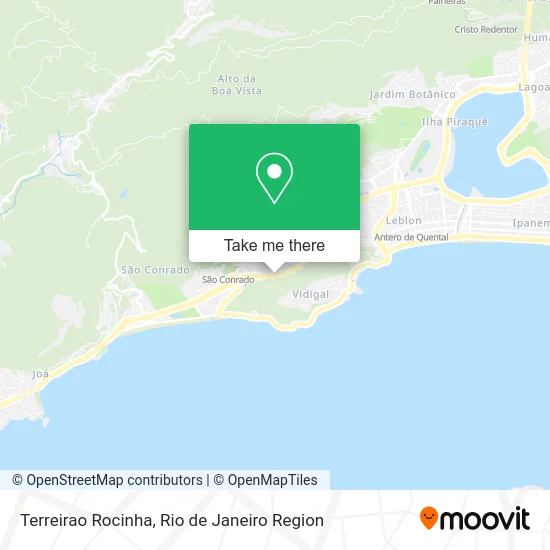 Terreirao Rocinha map
