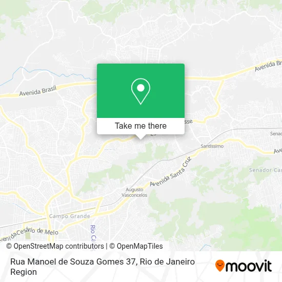 Rua Manoel de Souza Gomes 37 map