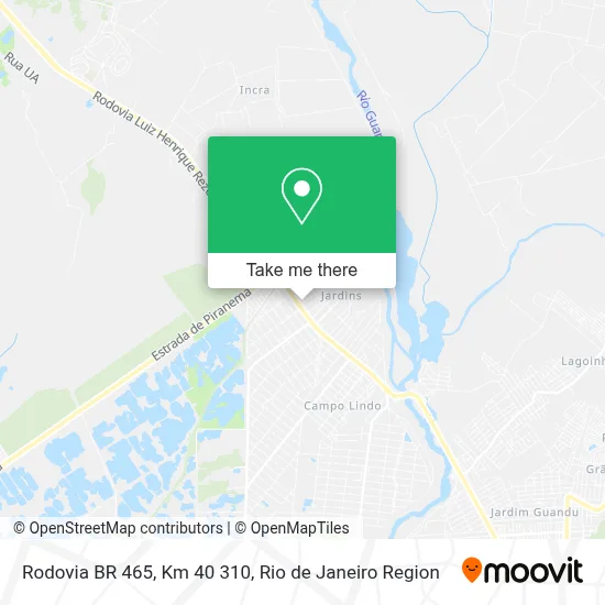 Rodovia BR 465, Km 40 310 map