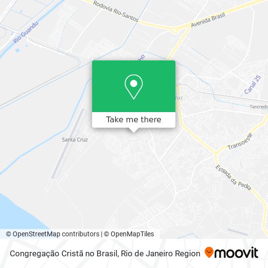 Congregação Cristã no Brasil map