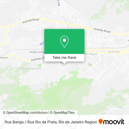 Rua Bangu / Rua Rio da Prata map