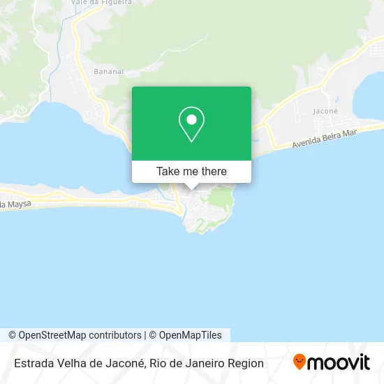 Estrada Velha de Jaconé map