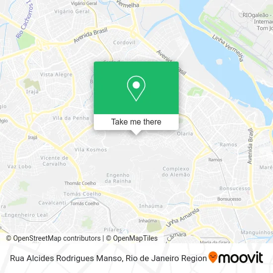Rua Alcides Rodrigues Manso map
