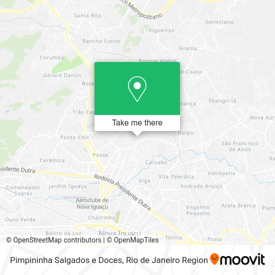 Pimpininha Salgados e Doces map