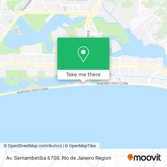 Av. Sernambetiba 6700 map