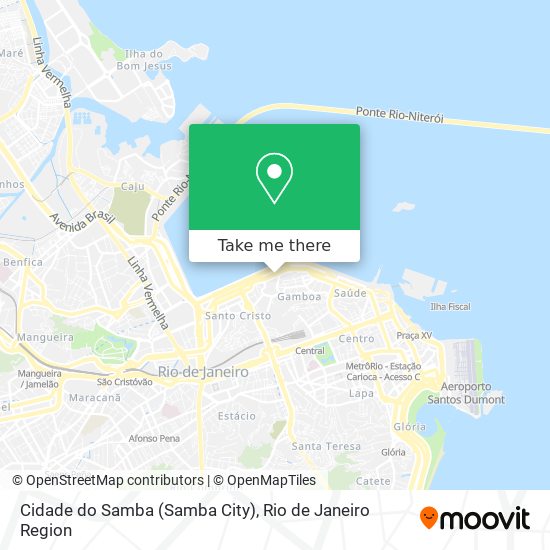 Cidade do Samba (Samba City) map