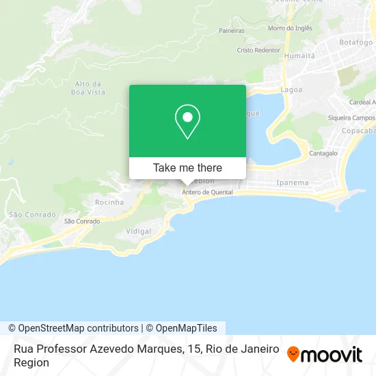 Rua Professor Azevedo Marques, 15 map