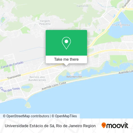 Universidade Estácio de Sá map