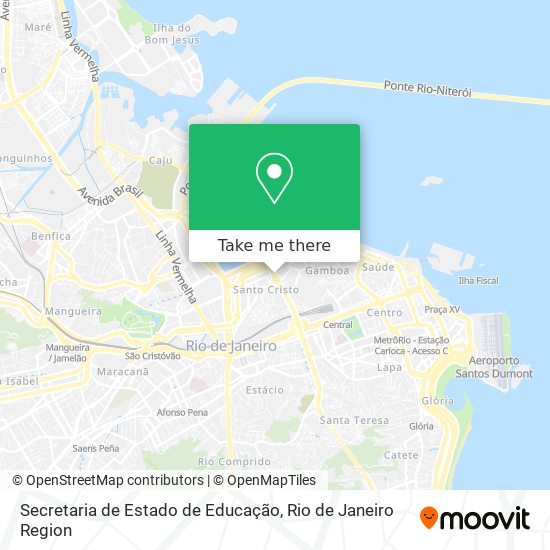 Secretaria de Estado de Educação map