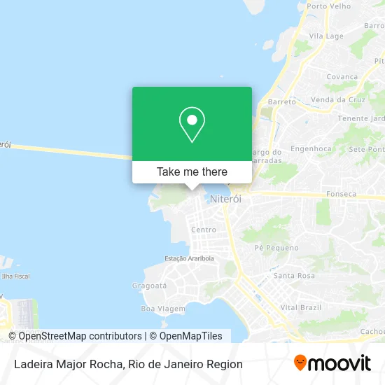 Ladeira Major Rocha map