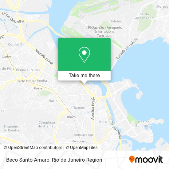 Beco Santo Amaro map