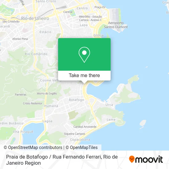 Praia de Botafogo / Rua Fernando Ferrari map