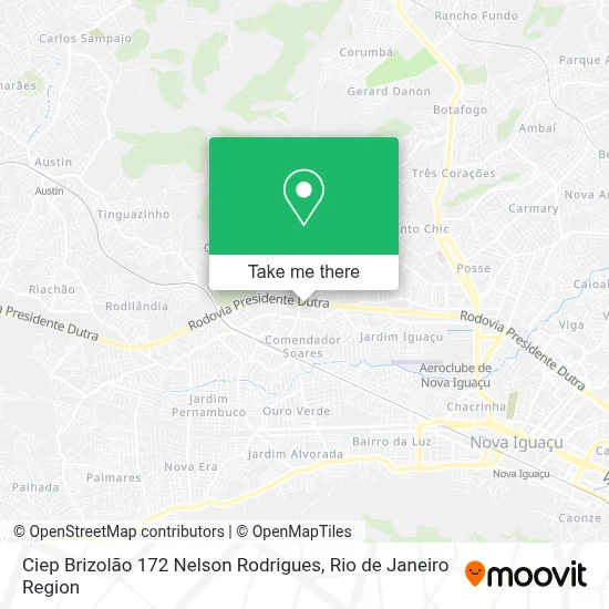 Ciep Brizolão 172 Nelson Rodrigues map