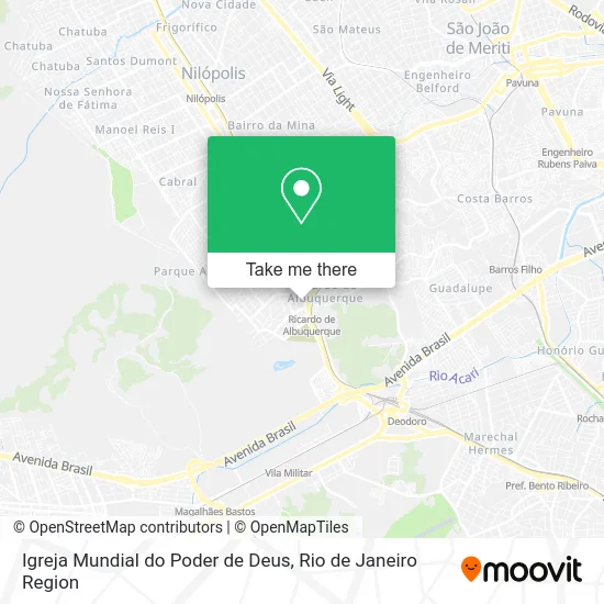 Igreja Mundial do Poder de Deus map