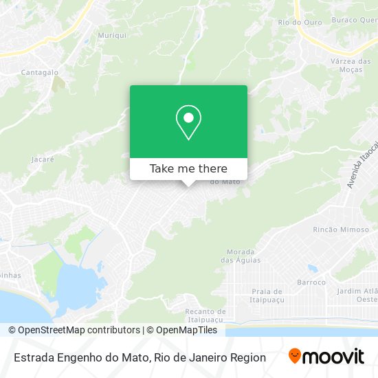 Estrada Engenho do Mato map