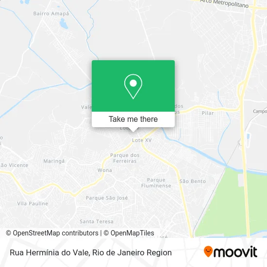 Rua Hermínia do Vale map
