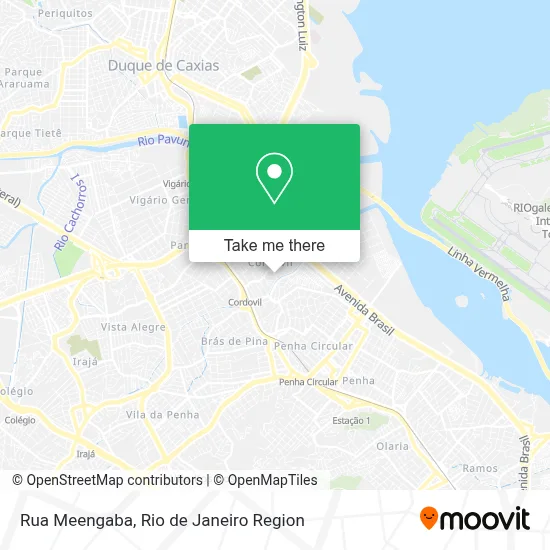 Rua Meengaba map