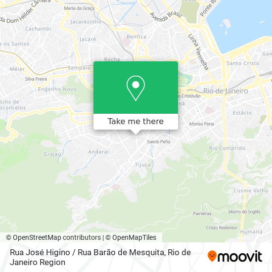 Rua José Higino / Rua Barão de Mesquita map