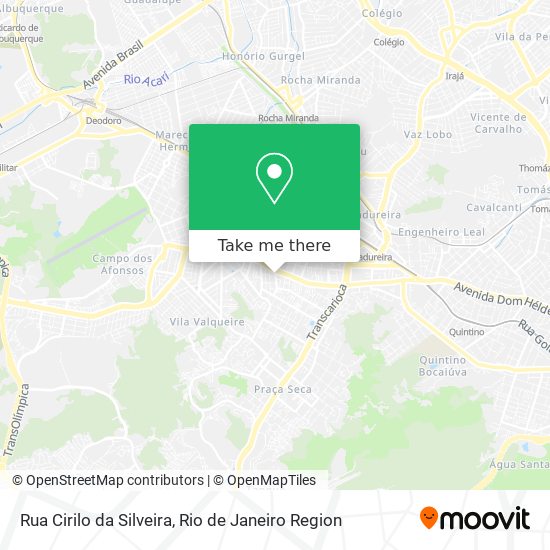 Rua Cirilo da Silveira map