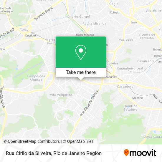 Rua Cirilo da Silveira map