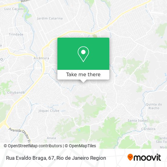 Rua Evaldo Braga, 67 map