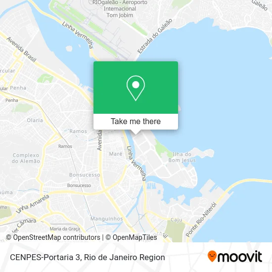 CENPES-Portaria 3 map