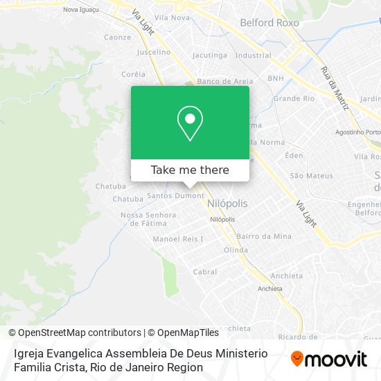 Igreja Evangelica Assembleia De Deus Ministerio Familia Crista map