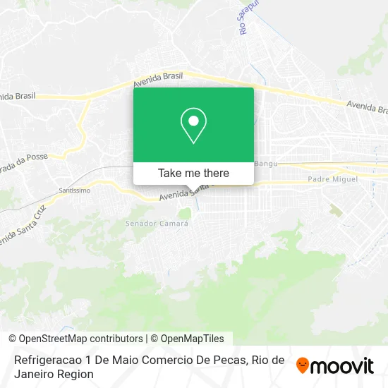 Refrigeracao 1 De Maio Comercio De Pecas map