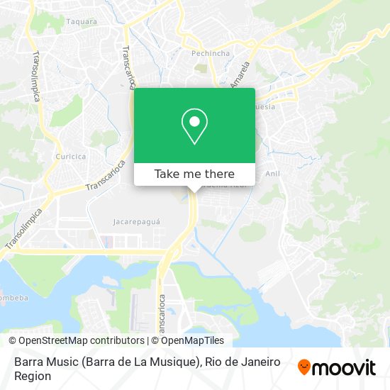 Mapa Barra Music (Barra de La Musique)