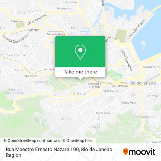 Mapa Rua Maestro Ernesto Nazaré 100