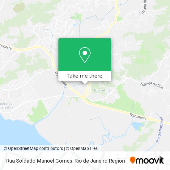 Rua Soldado Manoel Gomes map