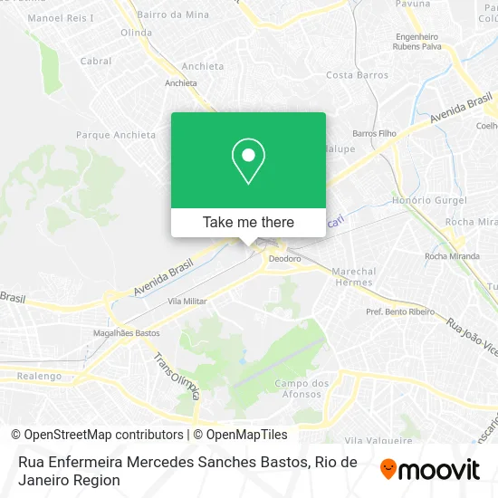Rua Enfermeira Mercedes Sanches Bastos map