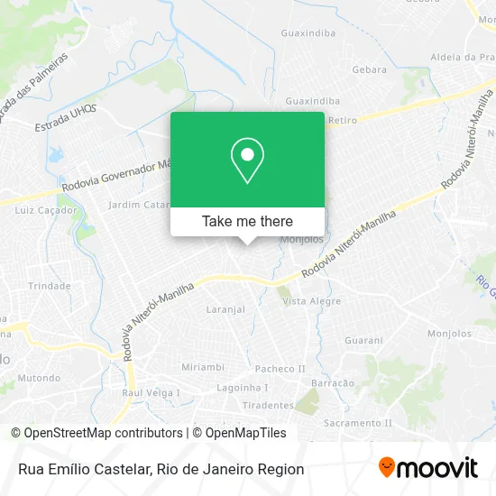Rua Emílio Castelar map