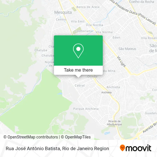 Rua José Antônio Batista map
