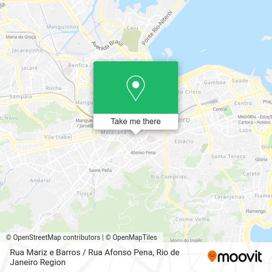 Rua Mariz e Barros / Rua Afonso Pena map