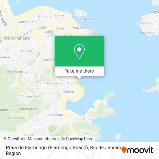 Praia do Flamengo (Flamengo Beach) map