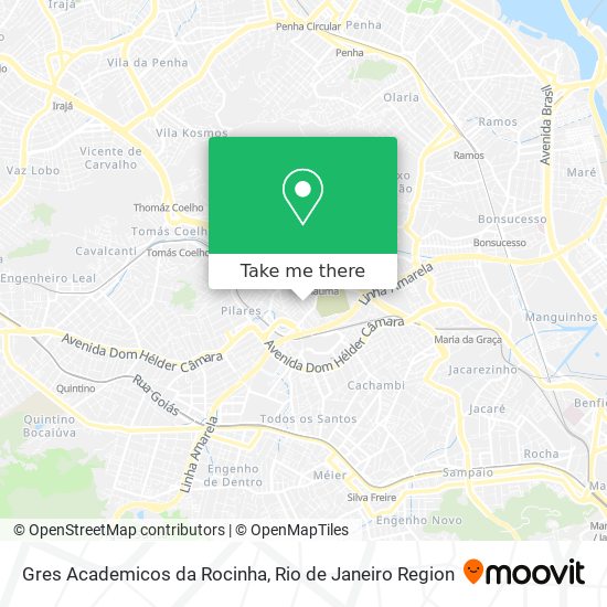 Gres Academicos da Rocinha map