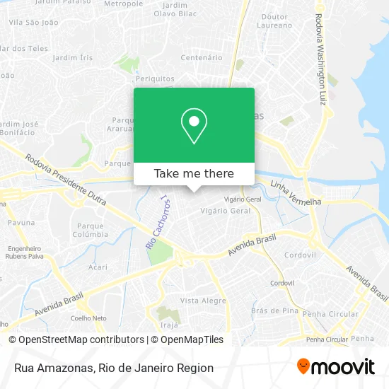Rua Amazonas map