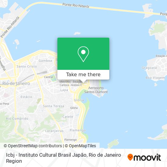 Icbj - Instituto Cultural Brasil Japão map