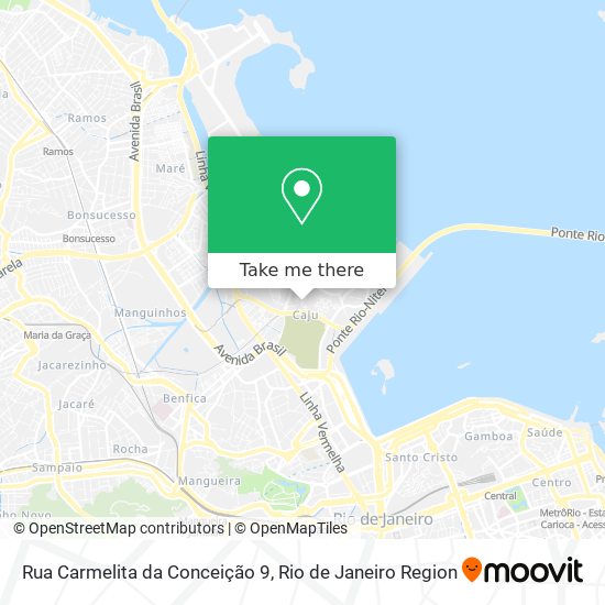 Mapa Rua Carmelita da Conceição 9