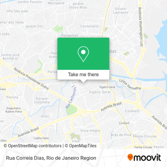 Rua Correia Dias map