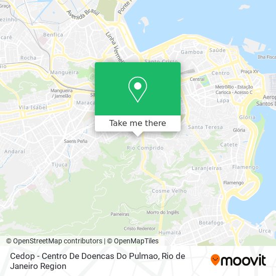 Mapa Cedop - Centro De Doencas Do Pulmao