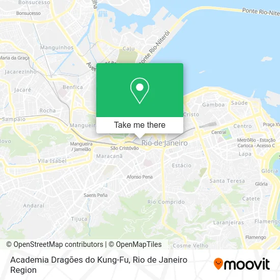 Academia Dragões do Kung-Fu map