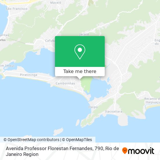 Avenida Professor Florestan Fernandes, 790 map