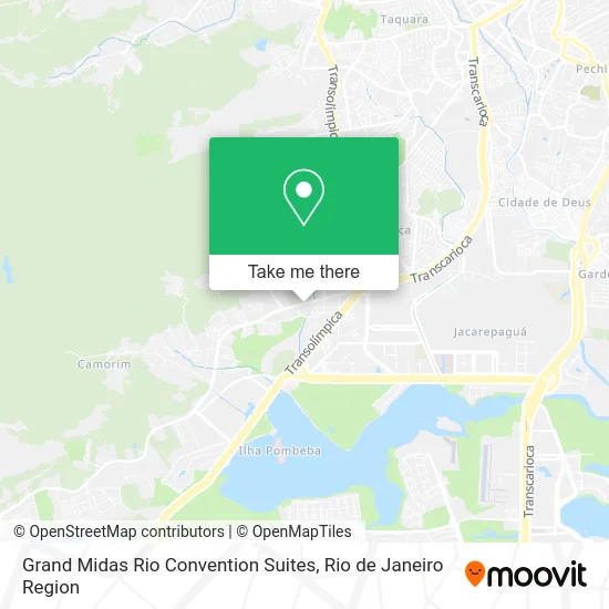 Grand Midas Rio Convention Suites map