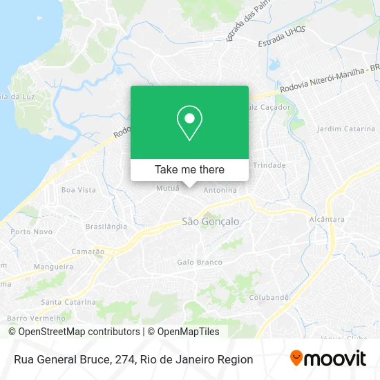 Rua General Bruce, 274 map