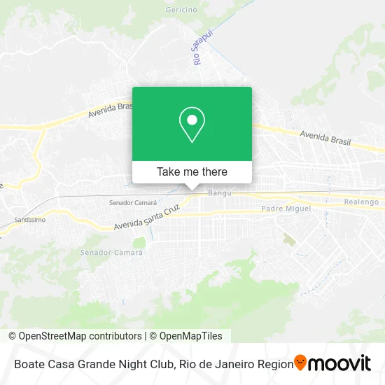 Boate Casa Grande Night Club map